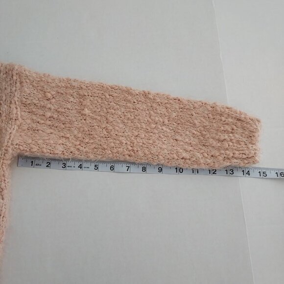Dreamers Cotton Blend Fuzzy Soft Peach Sweater - Picture 6 of 12